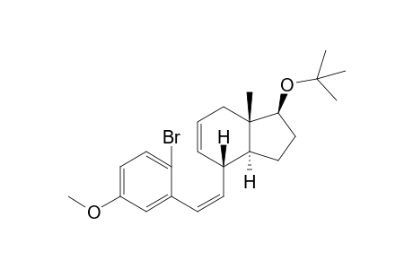 (1S,3aS,4S,7aS)-4-[(Z)-2-(2-bromanyl-5-methoxy-phenyl)ethenyl]-7a-methyl-1-[(2-methylpropan-2-yl)oxy]-1,2,3,3a,4,7-hexahydroindene