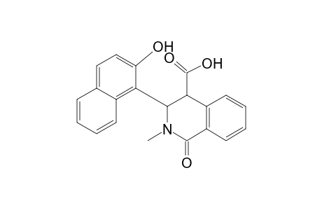 3-(2-Hydroxynaphthyl)-2-methyl-3,4-dihydro-1(2H)-isoquinolinone-4-carboxylic acid