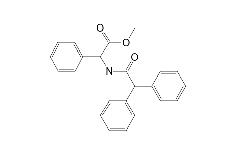 (Diphenylacetylamino)(phenyl)acetic acid, methyl ester