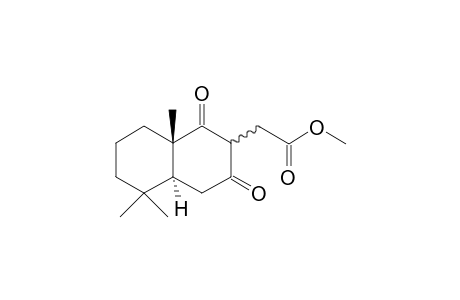 5,5,8a-Trimethyl-1,3-dioxo-(perhydro)naphthalene-2-acetate
