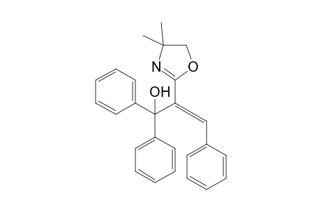 (E)-2-(4,4-dimethyl-2-oxazolin-2-yl)-1,1,3-triphenyl-prop-2-en-1-ol