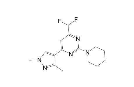 pyrimidine, 4-(difluoromethyl)-6-(1,3-dimethyl-1H-pyrazol-4-yl)-2-(1-piperidinyl)-
