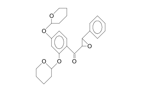 2',4'-Bis(tetrahydro-pyran-2-yl-oxy)-chalcone epoxide