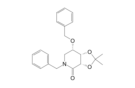 N-Benzyl-5-amino-4-O-benzyl-5-deoxy-2,3-O-isopropylidene-D-ribono-1,5-lactam