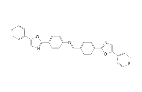 N-[4-(5-phenyl-1,3-oxazol-2-yl)phenyl]-N-{(E)-[4-(5-phenyl-1,3-oxazol-2-yl)phenyl]methylidene}amine
