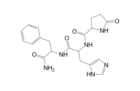 L-Phenylalaninamide, 5-oxo-L-prolyl-L-histidyl-