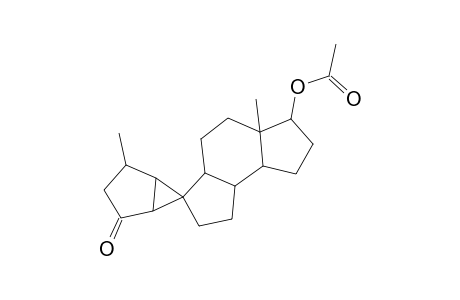 Spiro[bicyclo[3.1.0]hexane-6,3'(2'H)-as-indacen]-2-one, decahydro-6'-hydroxy-4,5'a-dimethyl-, acetate, stereoisomer