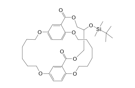 endo-32-[(t-butyldimethylsilyl)oxy]-1,8,15,22,30,34-hexaoxa-29,35-dioxo[8.8.7](1,4,2)cyclophane
