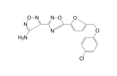 4-[5-[5-(4-Chloro-phenoxymethyl)-furan-2-yl]-[1,2,4]oxadiazol-3-yl]furazan-3-ylamine