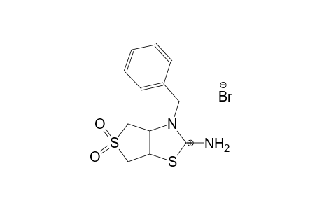 3-benzyltetrahydrothieno[3,4-d]thiazol-2(3H)-iminium 5,5-dioxide bromide