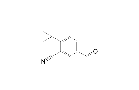 3-Cyano-4-(1,1-dimethylethyl)benzaldehyde