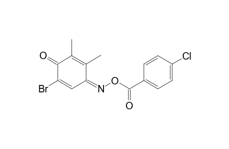 (1Z)-5-Bromo-2,3-dimethyl-2,5-cyclohexadiene-1,4-dione 1-[O-(4-chlorobenzoyl)oxime]