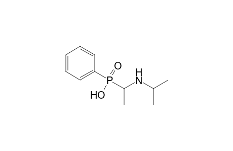 [1-(isopropylamino)ethyl]phenylphosphinic acid