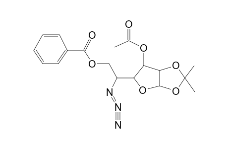 3-O-Acetyl-5-azido-6-O-benzoyl-5-deoxy-1,2-O-isopropylidene-.beta.-l-idofuranose