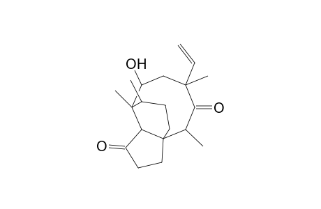 Tetracyclo[5.4.3.0(7,11)]tetradecan-2-ol-5,10-dione, 1,4,6,14-tetramethyl-4-vinyl-