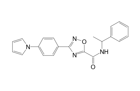 1,2,4-Oxadiazole-5-carboxamide, N-(1-phenylethyl)-3-[4-(1H-pyrrol-1-yl)phenyl]-