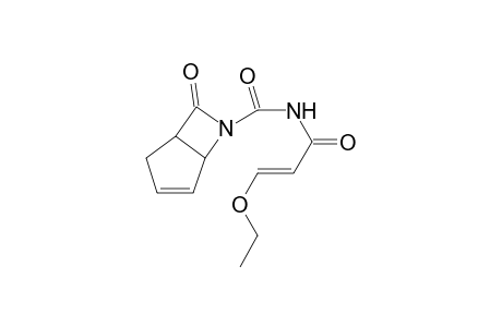 (+-)-6-Aza-6-(3-ethoxyacryloylaminocarbonyl)bicyclo[3.2.0]hept-3-en-7-one