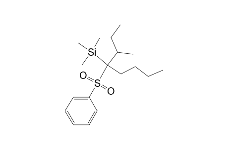 Silane, trimethyl[1-(1-methylpropyl)-1-(phenylsulfonyl)pentyl]-