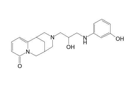 3-[2-Hydroxy-3-(3-hydroxy-phenylamino)-propyl]-1,2,3,4,5,6-hexahydro-1,5-methano-pyrido[1,2-a][1,5]diazocin-8-one