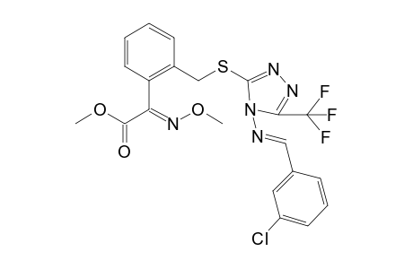 4-(3-Chlorobenzimido)-3-S-[2-(methoxyimino)(methoxycarbonyl)methyl]benzylmercapto-5-(trifluoromethyl)-1,2,4-triazole