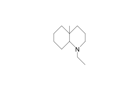 N-Ethyl-10-methyl-trans-decahydro-quinoline