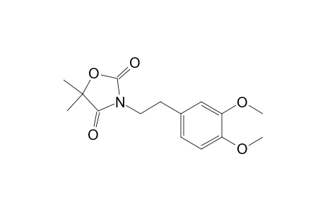 3-[2-(3,4-Dimethoxyphenyl)ethyl]-5,5-dimethyloxazolidine-2,4-dione