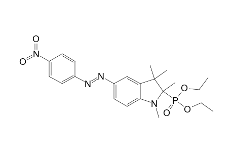 2-DIETHOXYPHOSPHONYL-5-PARA-NITROPHENYLAZO-1,2,3,3-TETRAMETHYLINDOLINE