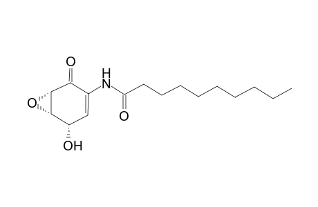 (2SR,3SR,4SR)-6-(Decanoylamino)-2,3-epoxy-4-hydroxycyclohex-5-enone