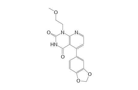 pyrido[2,3-d]pyrimidine-2,4(1H,3H)-dione, 5-(1,3-benzodioxol-5-yl)-1-(2-methoxyethyl)-