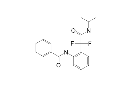 2-(2-BENZAMIDOPHENYL)-2,2-DIFLUORO-N-ISOPROPYLACETAMIDE