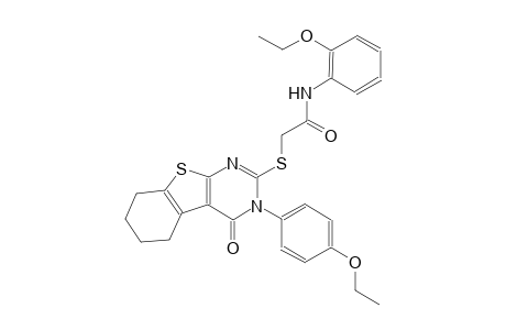 N-(2-ethoxyphenyl)-2-{[3-(4-ethoxyphenyl)-4-oxo-3,4,5,6,7,8-hexahydro[1]benzothieno[2,3-d]pyrimidin-2-yl]sulfanyl}acetamide