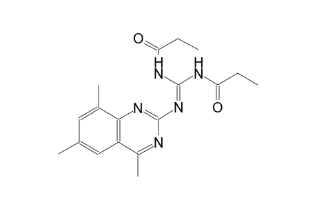 N,N'-dipropionyl-N''-(4,6,8-trimethyl-2-quinazolinyl)guanidine