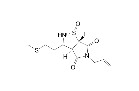 2H-Pyrrolo[3,4-d]isothiazole-4,6(3H,5H)-dione, dihydro-3-[2-(methylthio)ethyl]-5-(2-propenyl)-, 1-oxide, (1.alpha.,3.beta.,3a.alpha.,6a.alpha.)-(.+-.)-