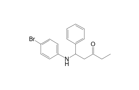 1-Phenyl-1-[(4'-bromophenyl)amino]-3-pentanone