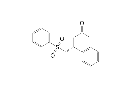 (R)-(4-Oxo-2-phenylpent-1-yl)phenylsulfone