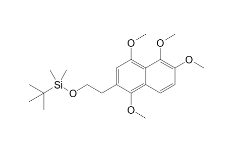 2-[2-(tert-Butyldimethylsiloxy)ethyl]-1,4,5,6-tetramethoxynaphthalene