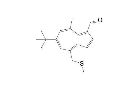 6-tert-Butyl-8-methyl-4-(methylsulfanylmethyl)azulene-1-carbaldehyde