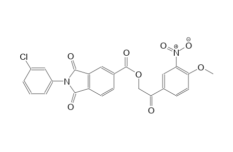 1H-isoindole-5-carboxylic acid, 2-(3-chlorophenyl)-2,3-dihydro-1,3-dioxo-, 2-(4-methoxy-3-nitrophenyl)-2-oxoethyl ester