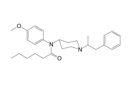 N-4-Methoxyphenyl-N-[1-(1-phenylpropan-2-yl)piperidin-4-yl]hexanamide