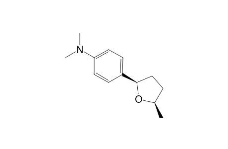 N,N-dimethyl-4-(5-methyltetrahydrofuran-2-yl)aniline