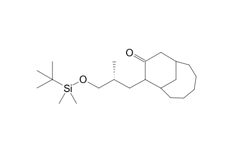 (1RS,7SR,2'R)-(+)-8-[3'-(tert-Butyldimethylsiloxy)-2'-methylpropyl]bicyclo[5.3.1]undecan-9-one