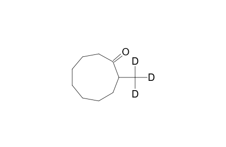 Cyclononanone, 2-methyl-D3-