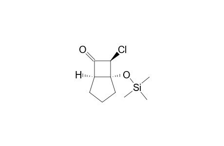 Bicyclo[3.2.0]heptan-6-one, 7-chloro-1-[(trimethylsilyl)oxy]-, (1.alpha.,5.alpha.,7.beta.)-