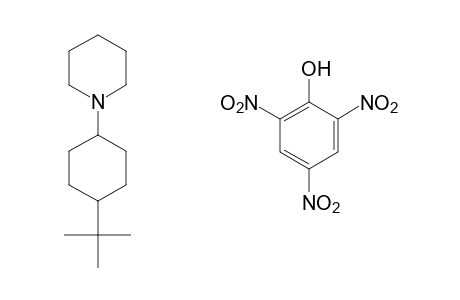 1-(4-tert-butylcyclohexyl)piperidine, picrate