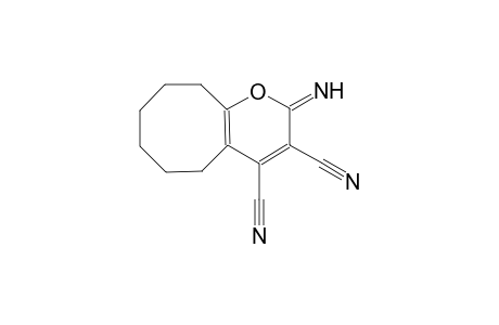2H-cycloocta[b]pyran-3,4-dicarbonitrile, 5,6,7,8,9,10-hexahydro-2-imino-