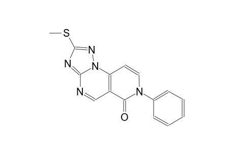 pyrido[3,4-e][1,2,4]triazolo[1,5-a]pyrimidin-6(7H)-one, 2-(methylthio)-7-phenyl-