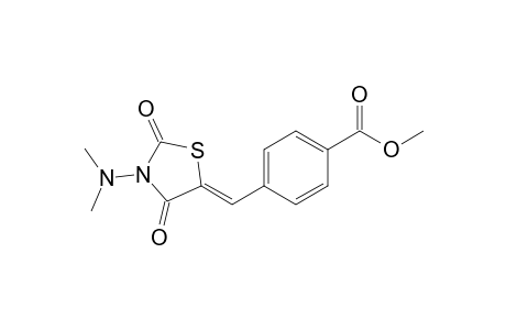 5-[4'-(Methoxycarbonyl)benzylidene]-3-(N',N'-dimethylamino)thiazolidine-2,4-dione