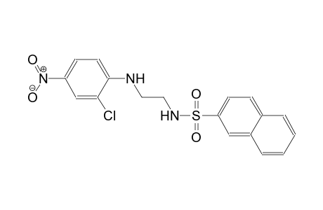 N-[2-(2-chloro-4-nitroanilino)ethyl]-2-naphthalenesulfonamide