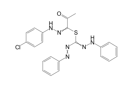 (N'-anilino-N-phenylimino-carbamimidoyl) N-(4-chloroanilino)-2-oxo-propanimidothioate