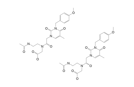 N-ACETYL-N3-PARAMETHOXYBENZYL-THYMINE-PEPTIDE-NUCLEIC-ACID